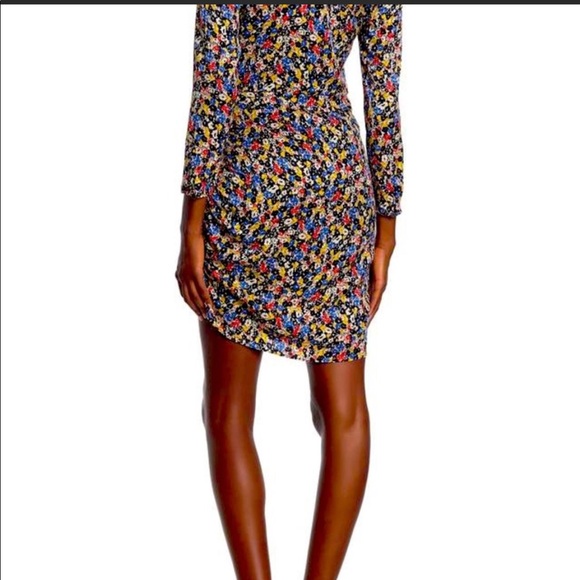 Veronica Beard Minna floral stretch silk minidress - Picture 4 of 8